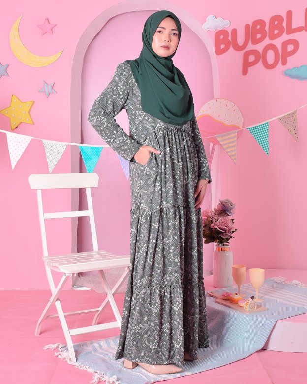 Dress Cheryl - Forest Green