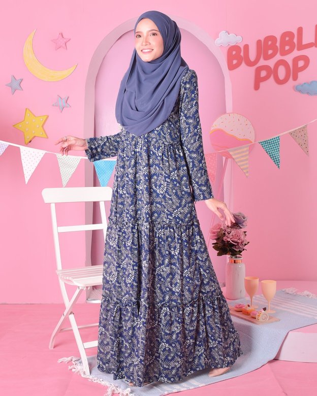 Dress Cheryl - Navy Blue