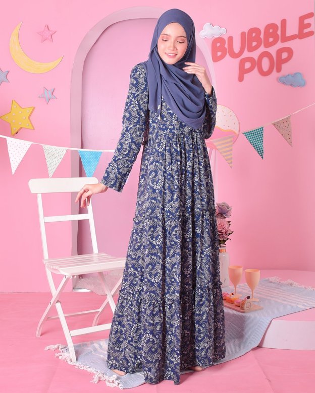 Dress Cheryl - Navy Blue