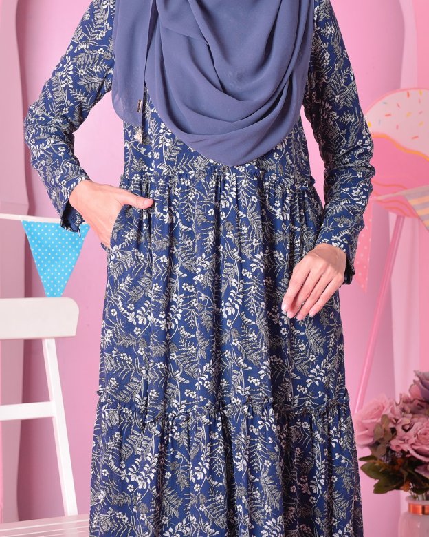 Dress Cheryl - Navy Blue