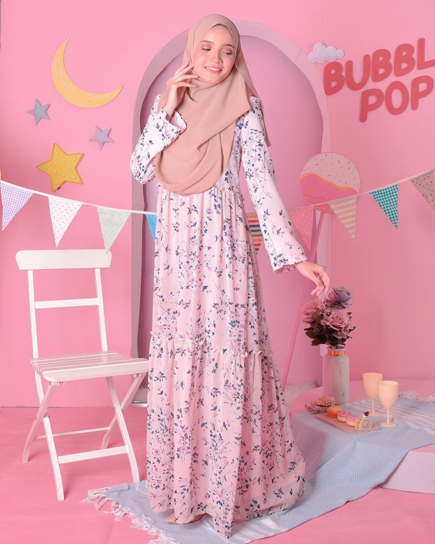 Dress Chrysty - Fiore Pink