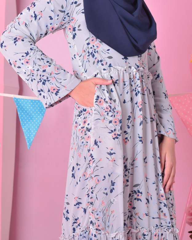 Dress Chrysty - Viva Blue