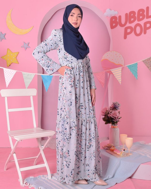 Dress Chrysty - Viva Blue