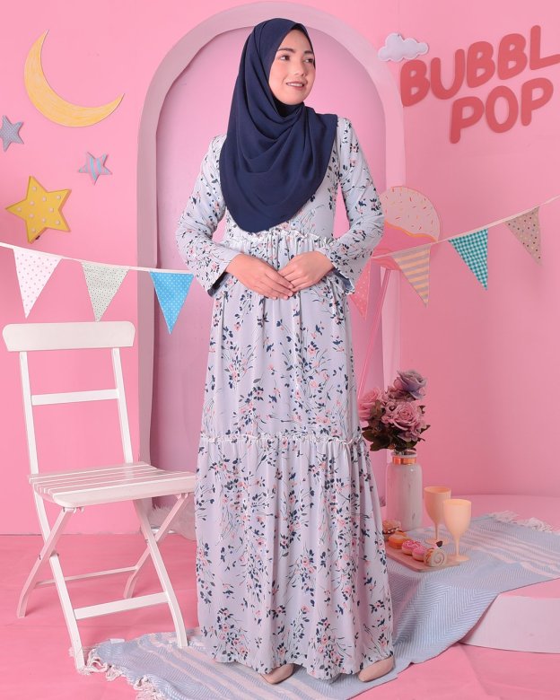 Dress Chrysty - Viva Blue