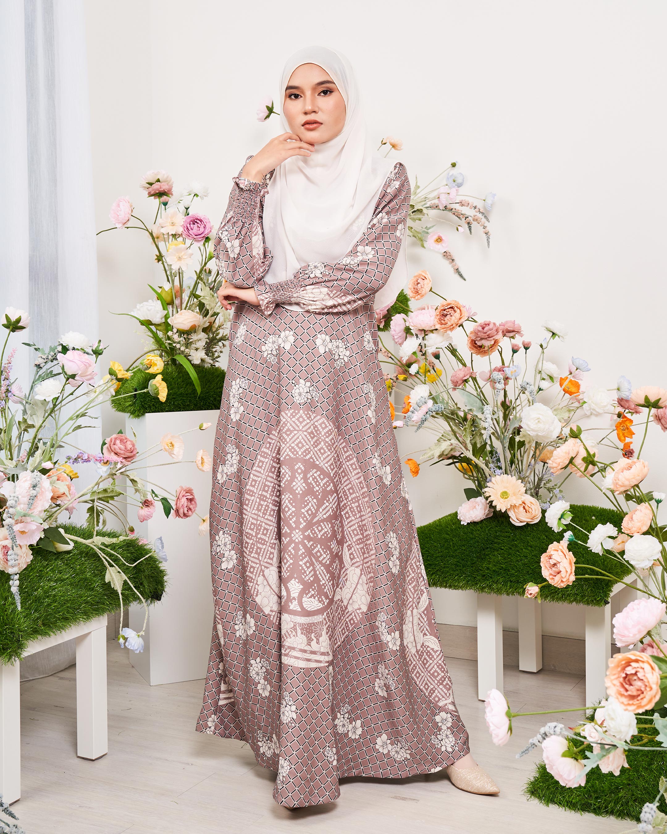 Dress Emilie - Matte Bronze