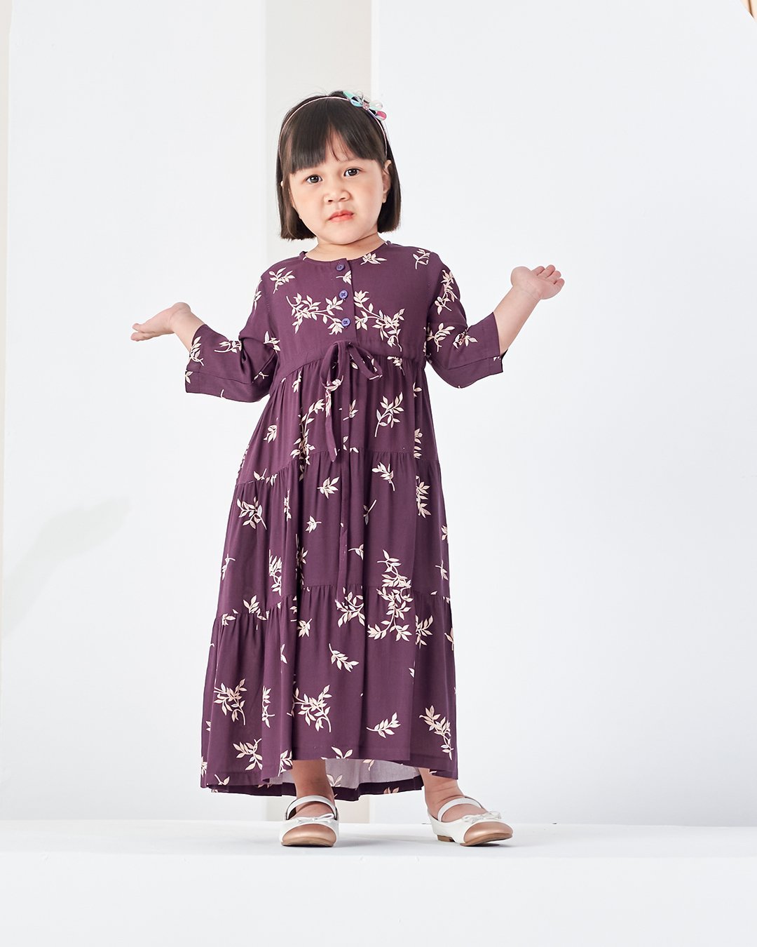 Dress Freida Kids - Eggplant Purple