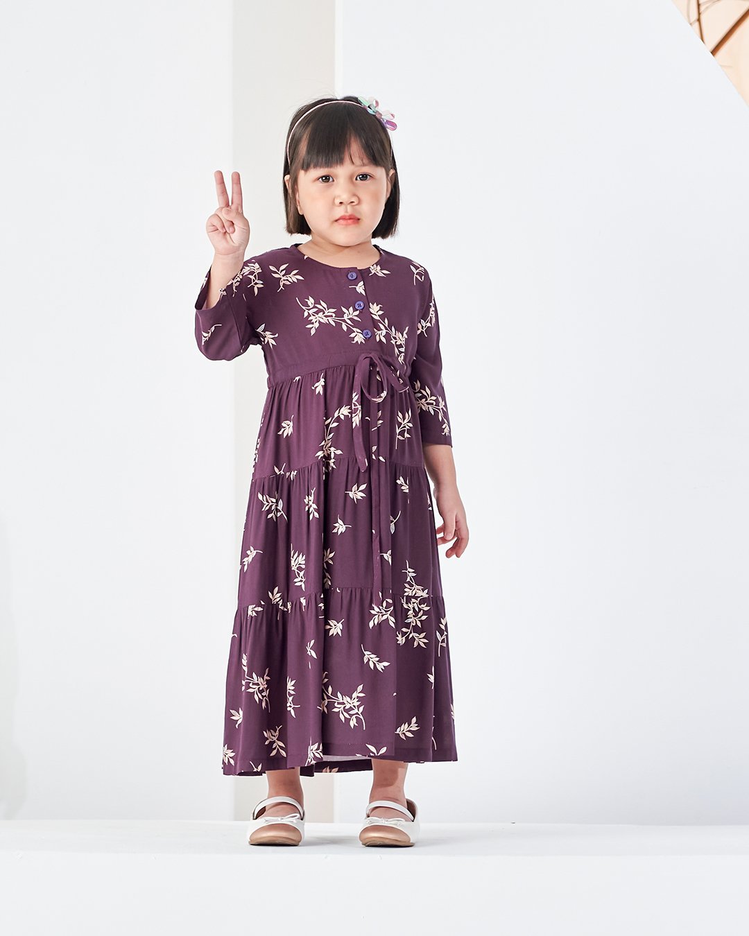 Dress Freida Kids - Eggplant Purple