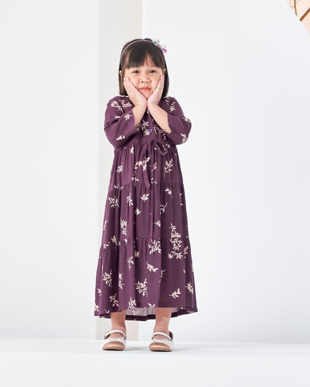 Dress Freida Kids - Eggplant Purple