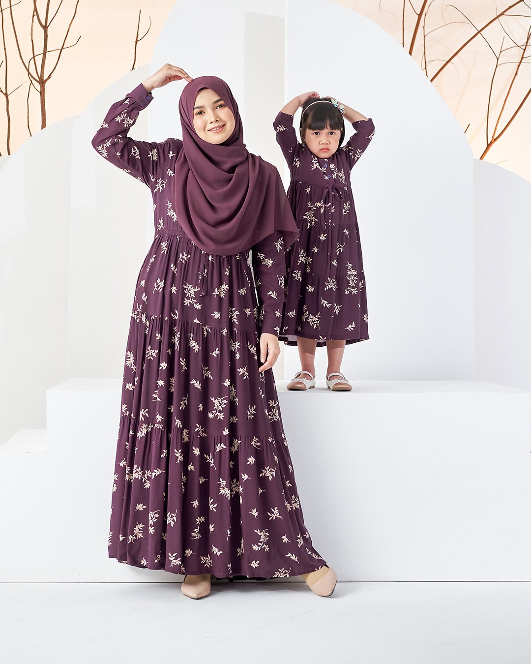 Dress Freida Kids - Eggplant Purple