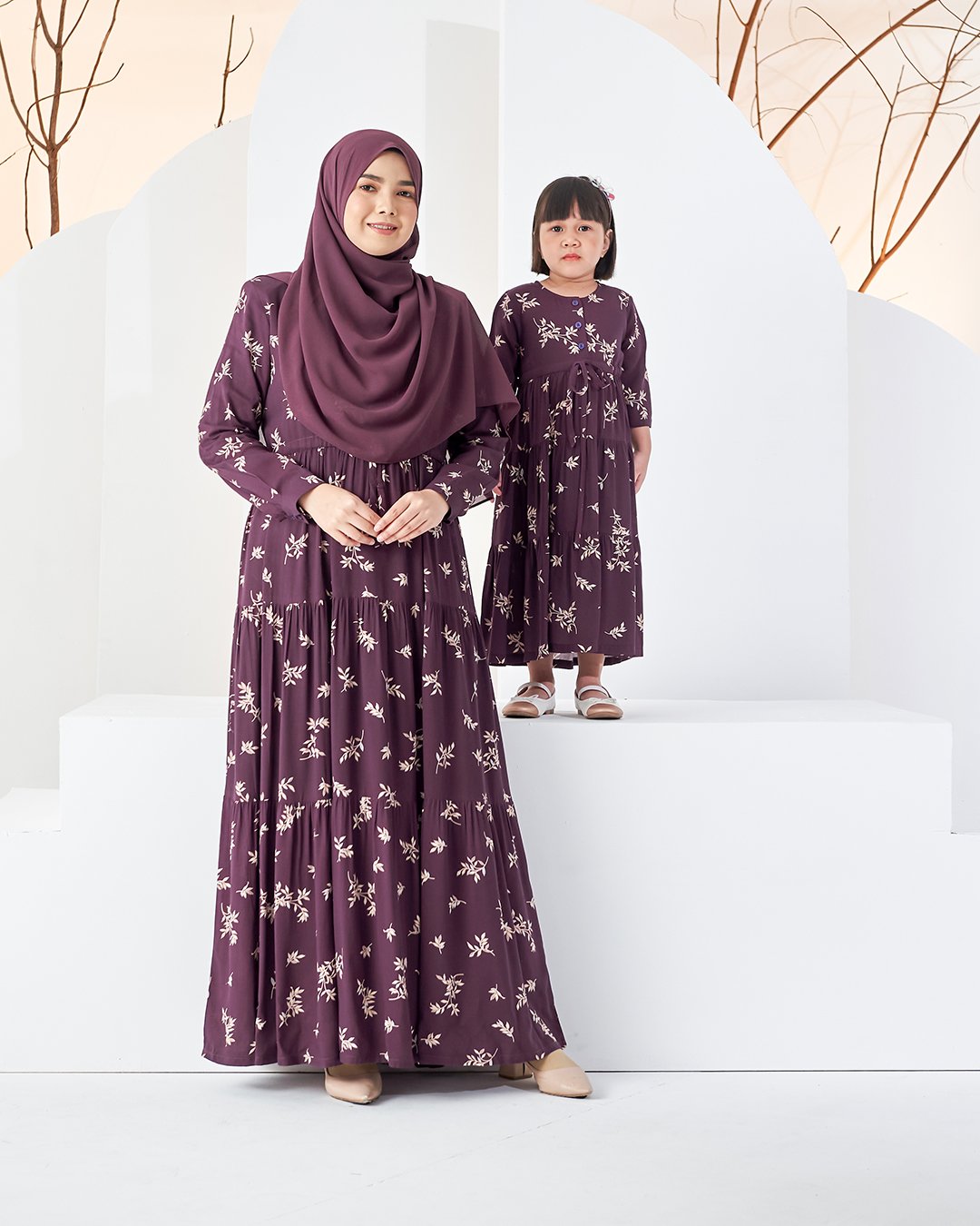 Dress Freida Kids - Eggplant Purple