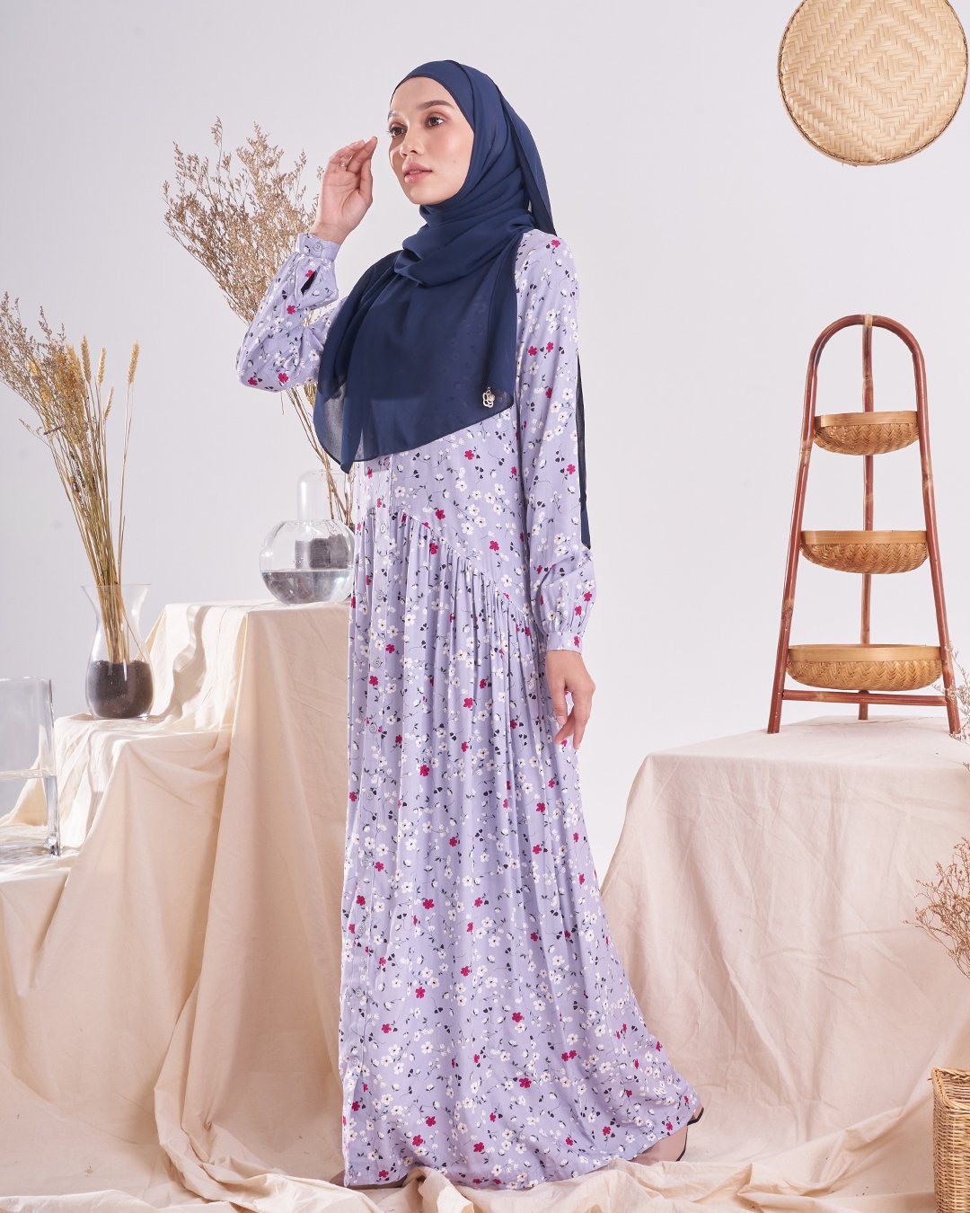 Dress Homey Harita - Light Indigo