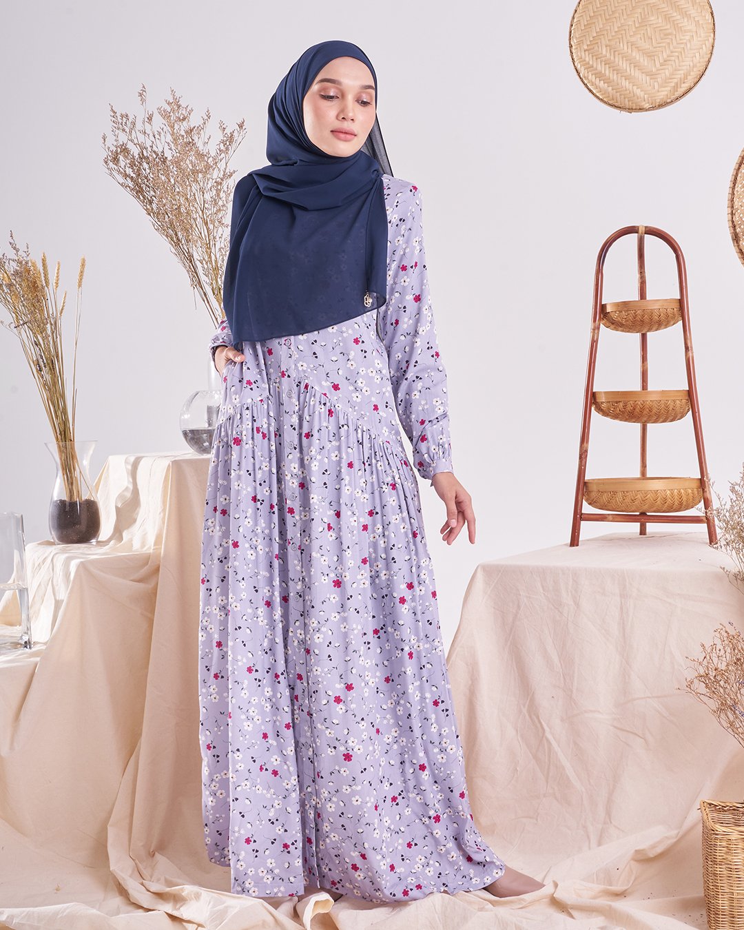 Dress Homey Harita - Light Indigo