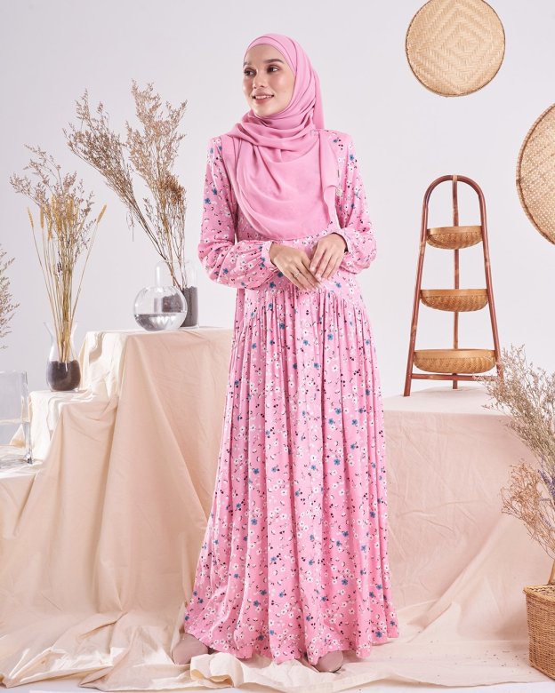 Dress Homey Harita - Cool Pink