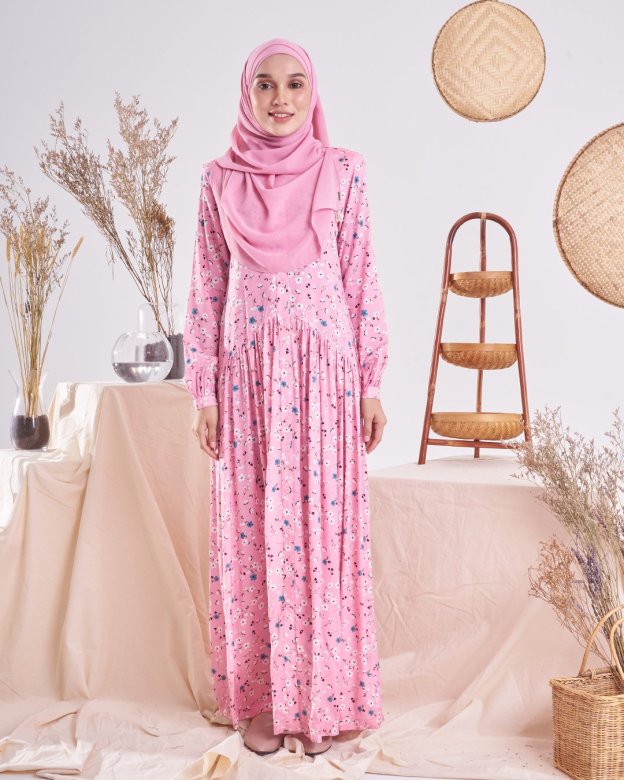 Dress Homey Harita - Cool Pink