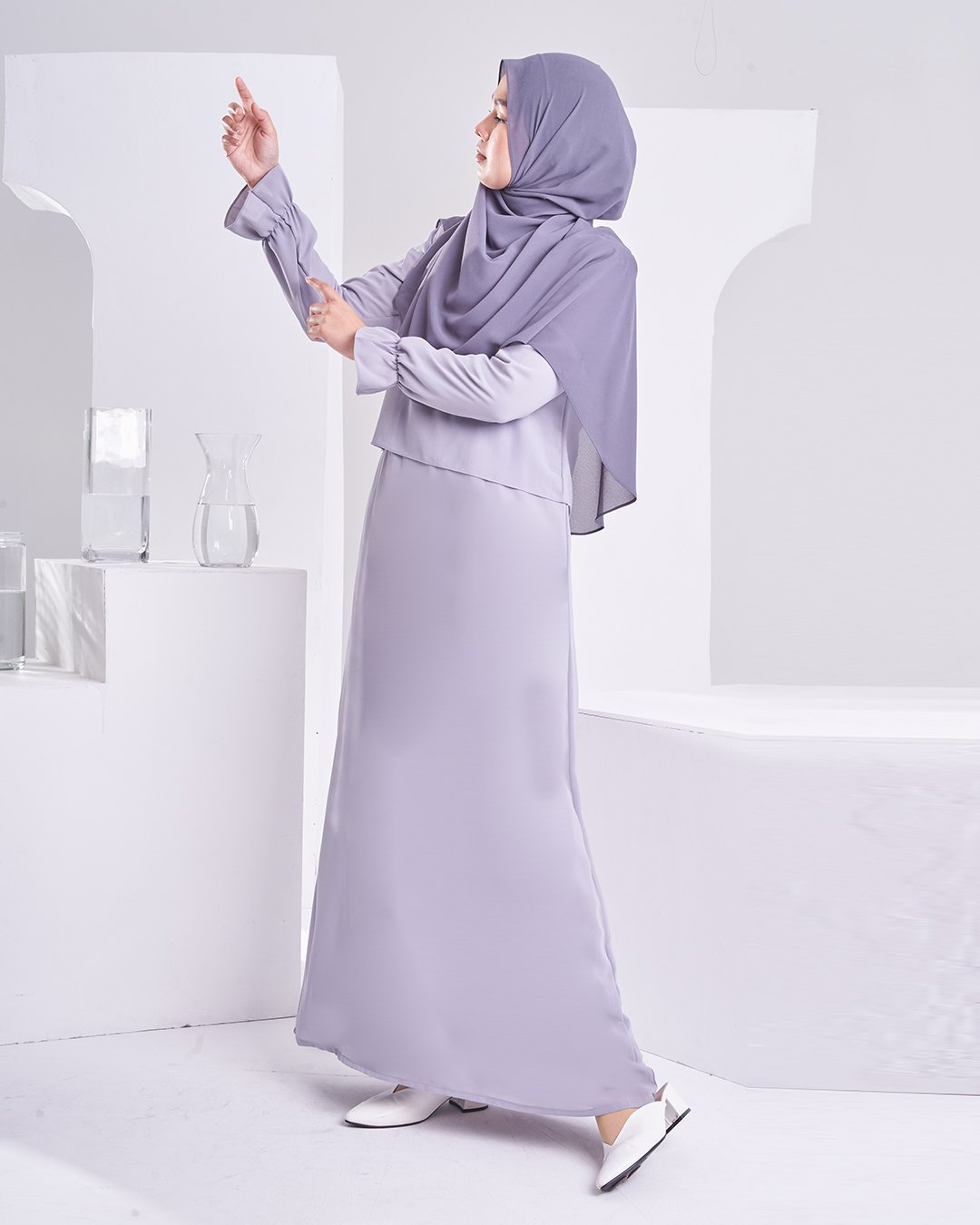 Dress Homey Hora - Light Grey