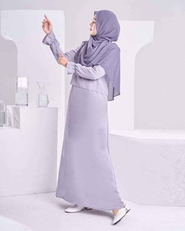 Dress Homey Hora - Light Grey