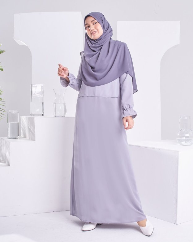 Dress Homey Hora - Light Grey