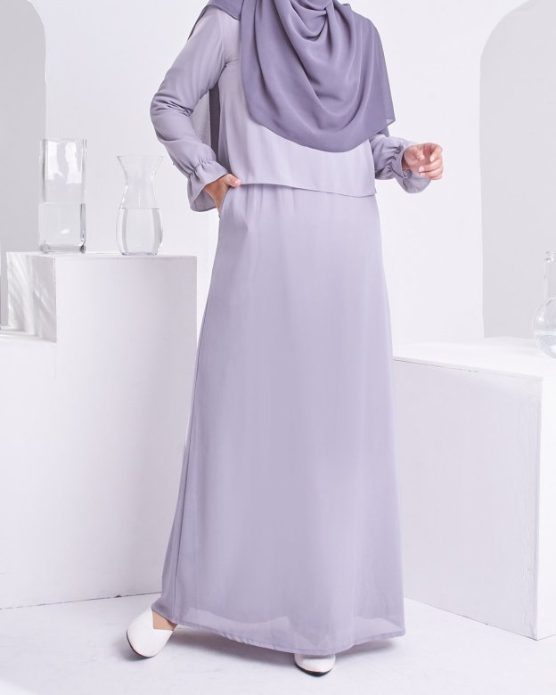 Dress Homey Hora - Light Grey