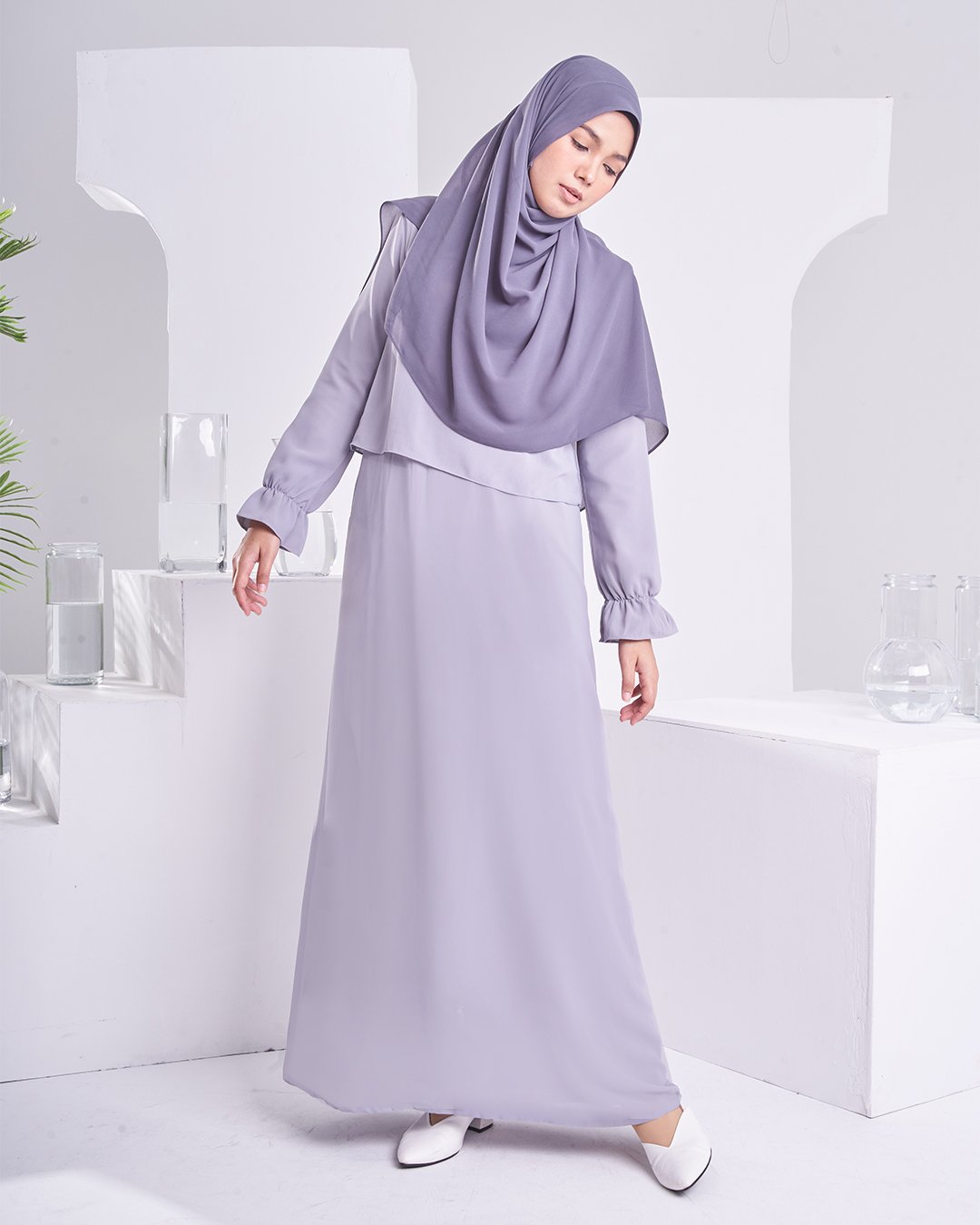 Dress Homey Hora - Light Grey