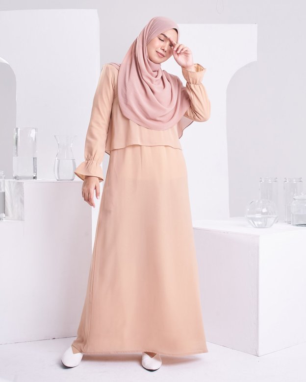 Dress Homey Hora - Light Nude