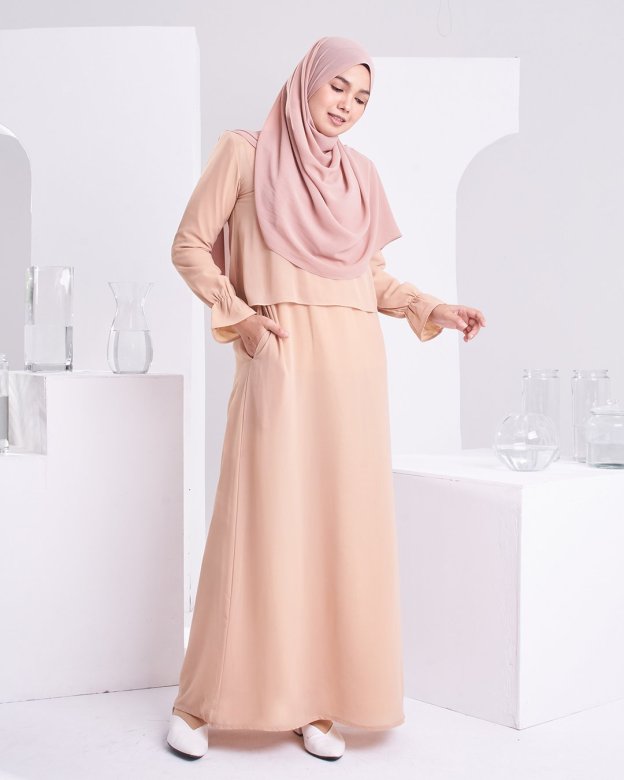 Dress Homey Hora - Light Nude