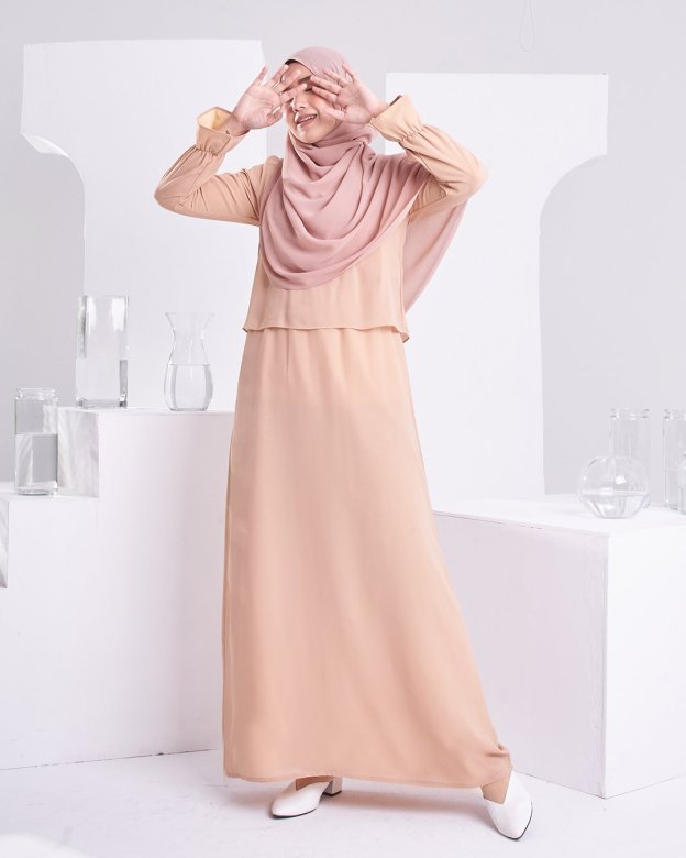 Dress Homey Hora - Light Nude