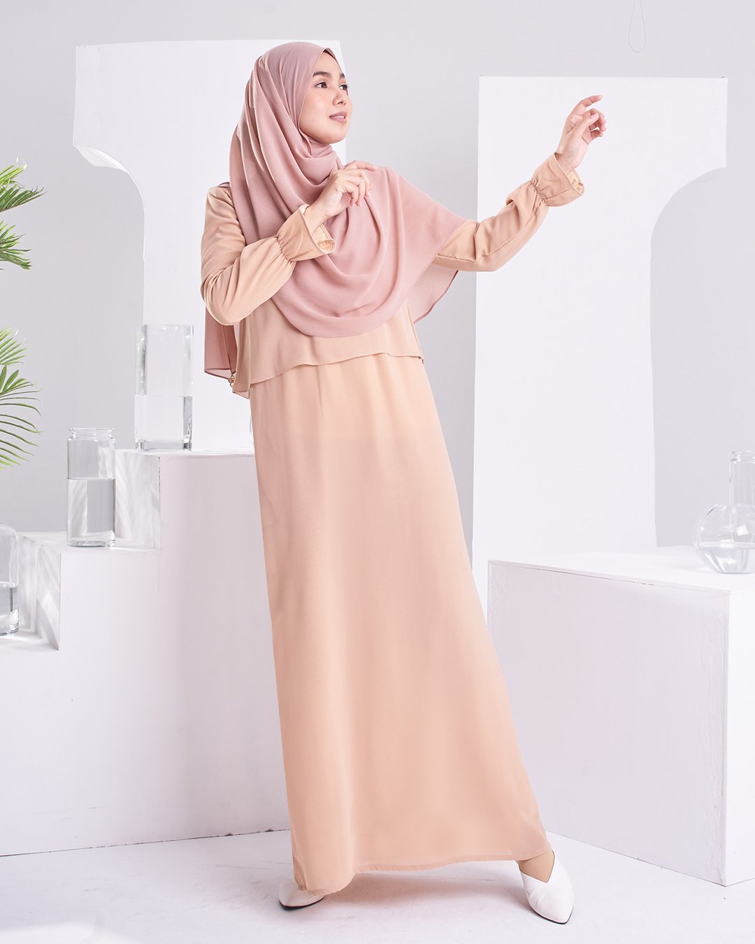 Dress Homey Hora - Light Nude