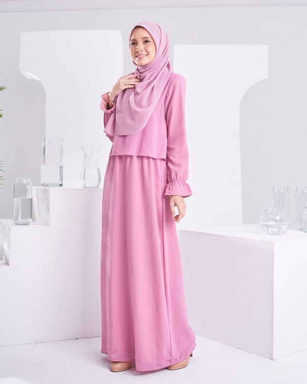 Dress Homey Hora - Rose Pink