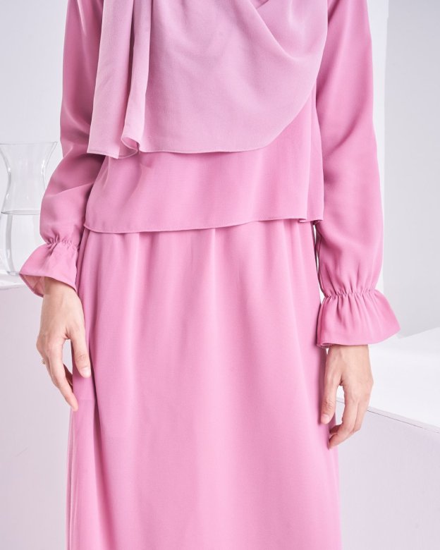Dress Homey Hora - Rose Pink