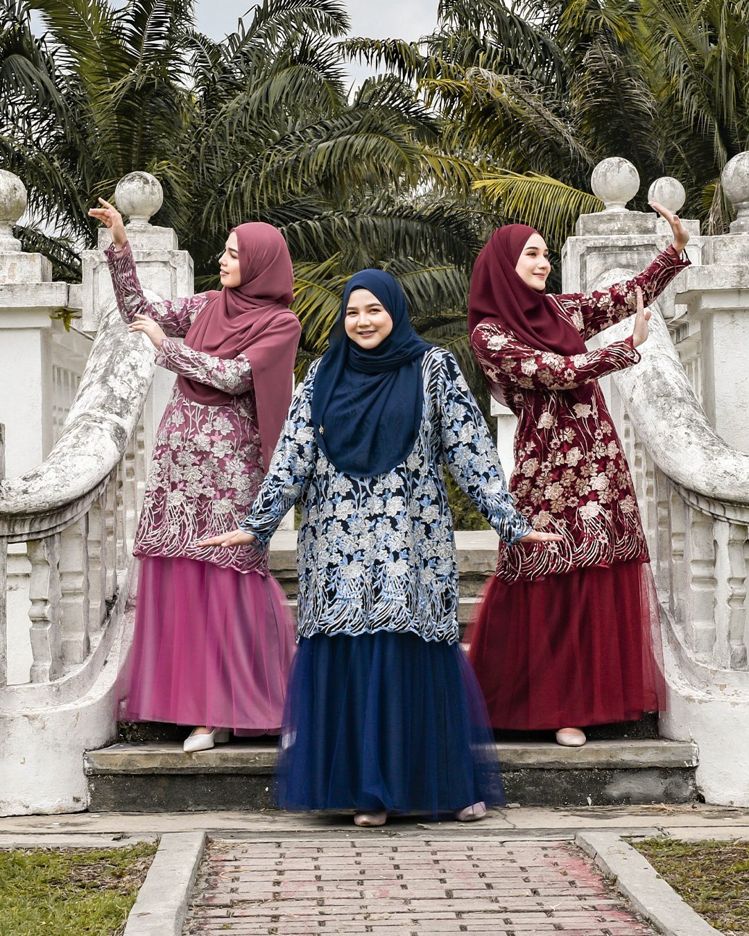 Dress Lace Tutu Nisieka - Navy Blue