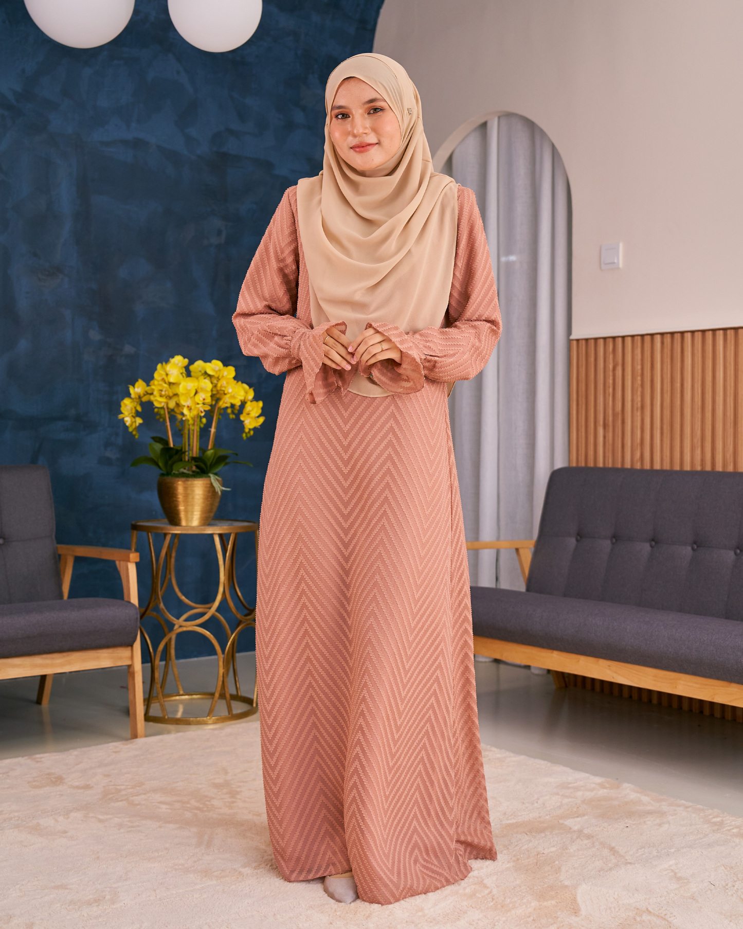 Dress Mayfair - Mocha Brown