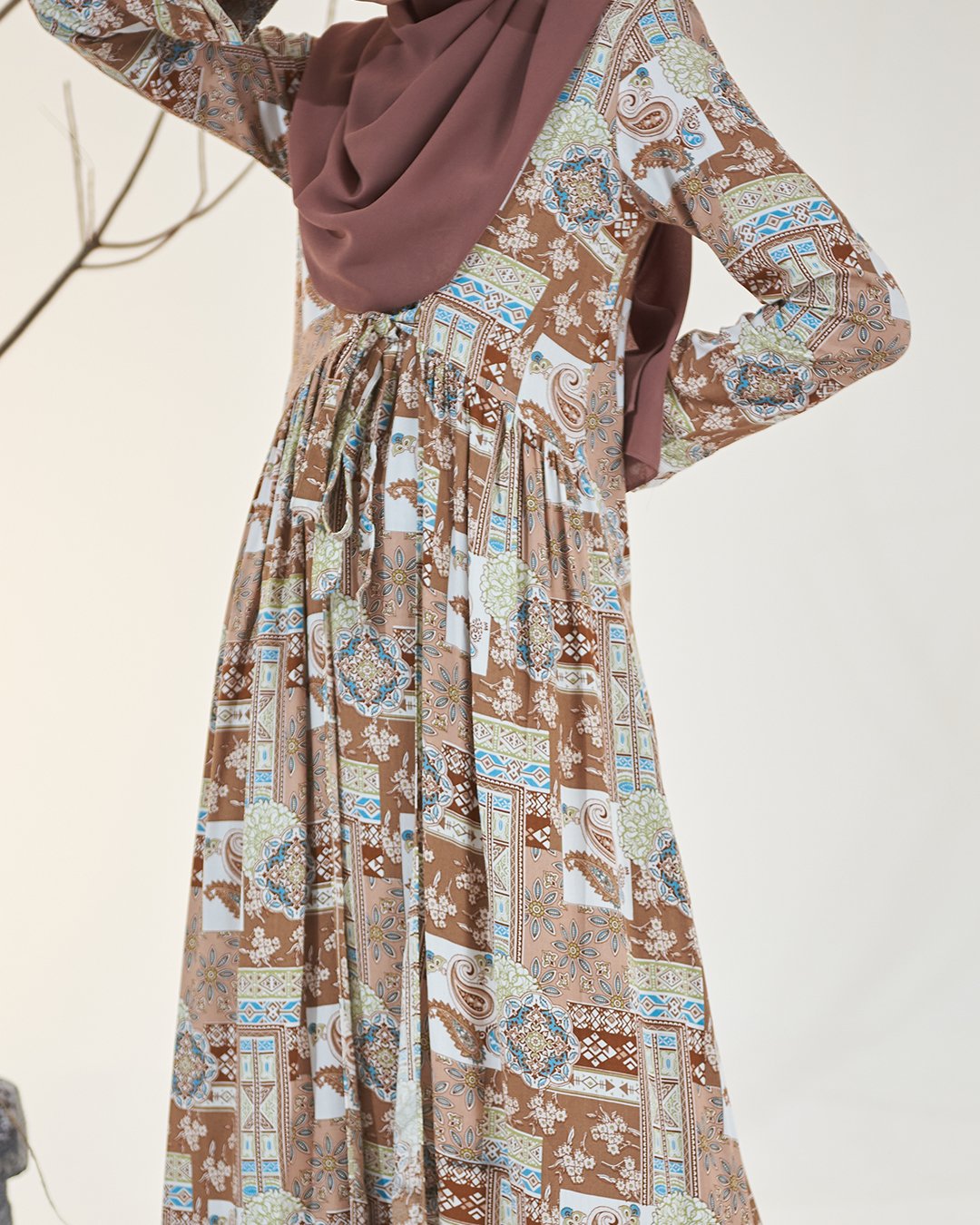 Dress Pleated Otelia - Dodger Blue