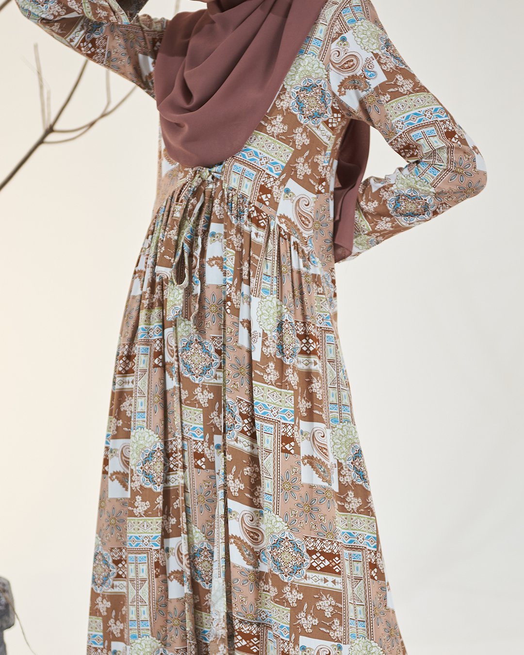 Dress Pleated Otelia - Dodger Blue