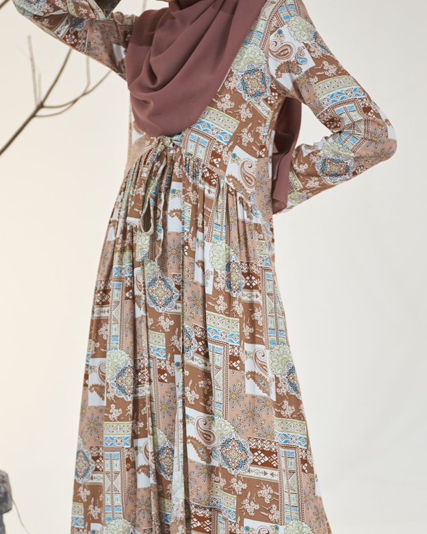 Dress Pleated Otelia - Dodger Blue