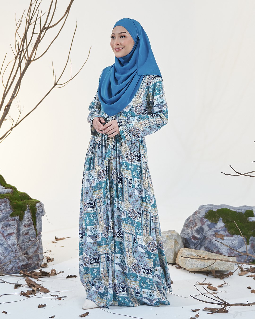 Dress Pleated Otelia - Sea Green