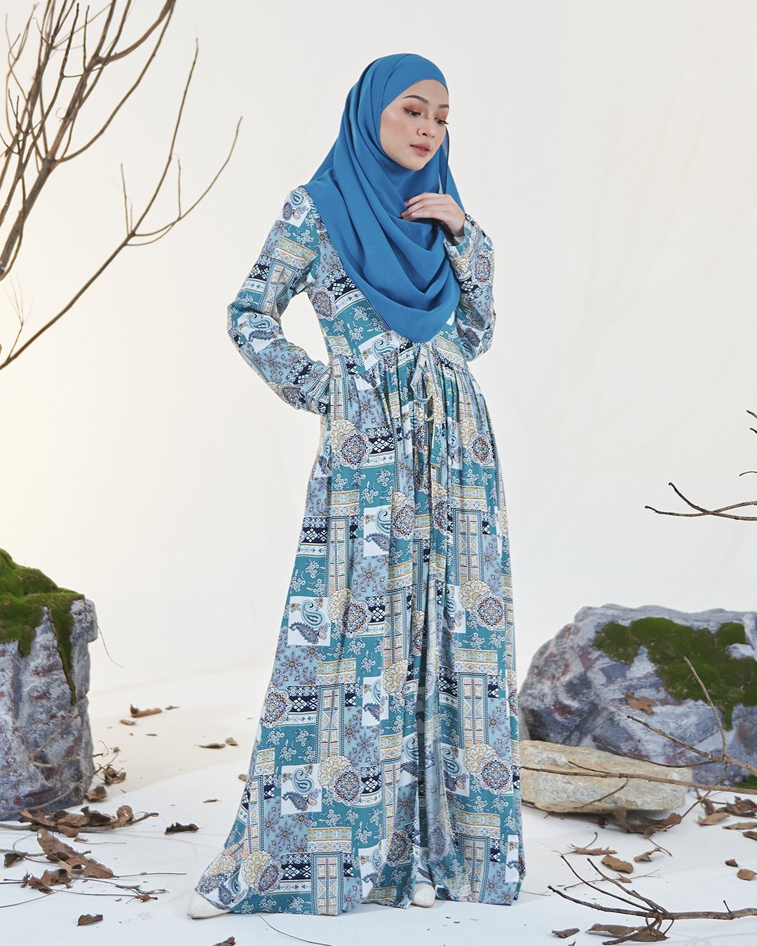 Dress Pleated Otelia - Sea Green