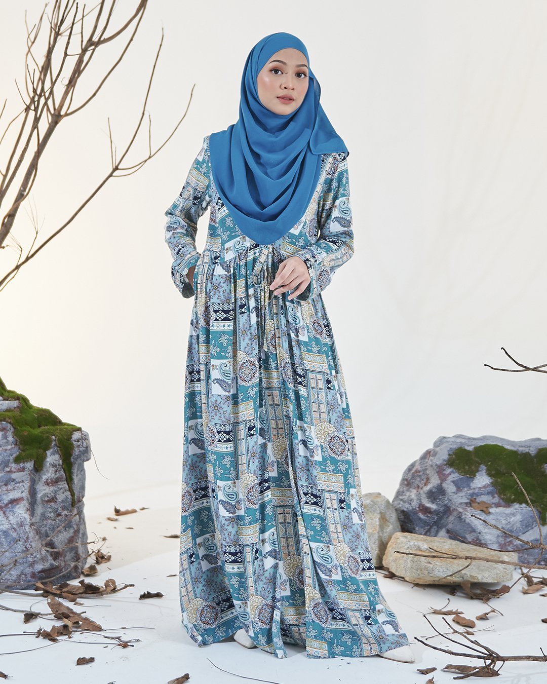 Dress Pleated Otelia - Sea Green
