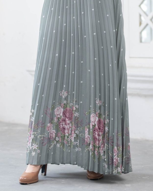 Dress Pleated Nerina - Fern Green
