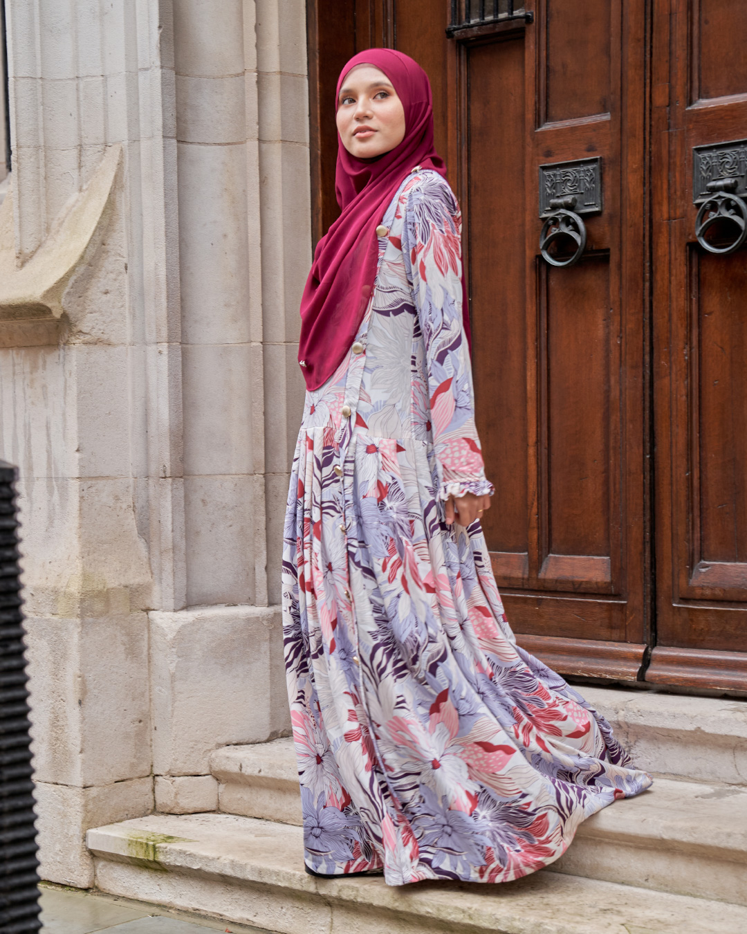 herlipto Paddington Long Dress Rouge S Herlipto Paddington Long