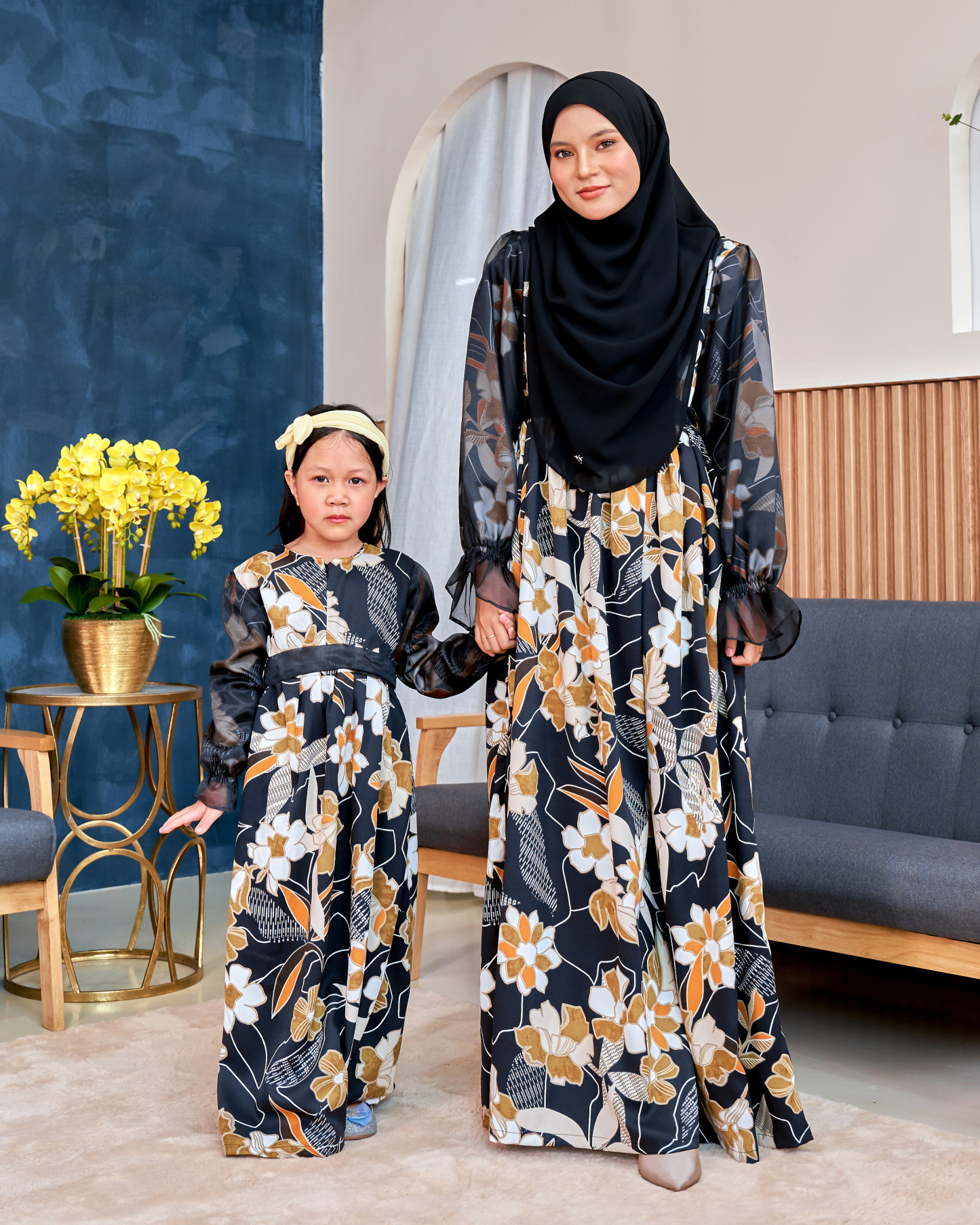 Dress Printed Piccadilly - Rozanne Black