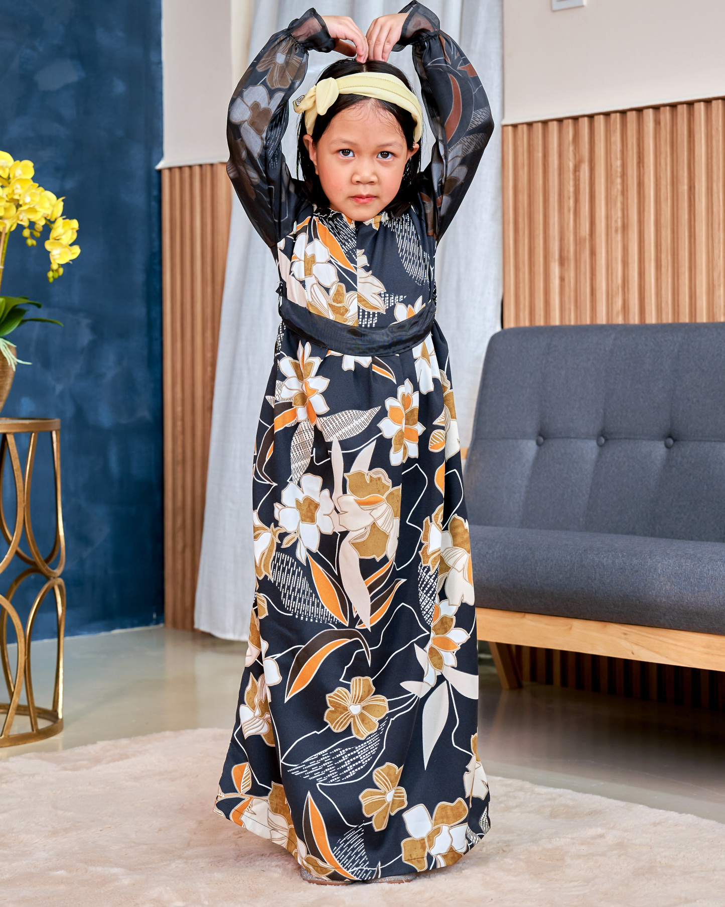 Dress Printed Piccadilly Kids – Rozanne Black