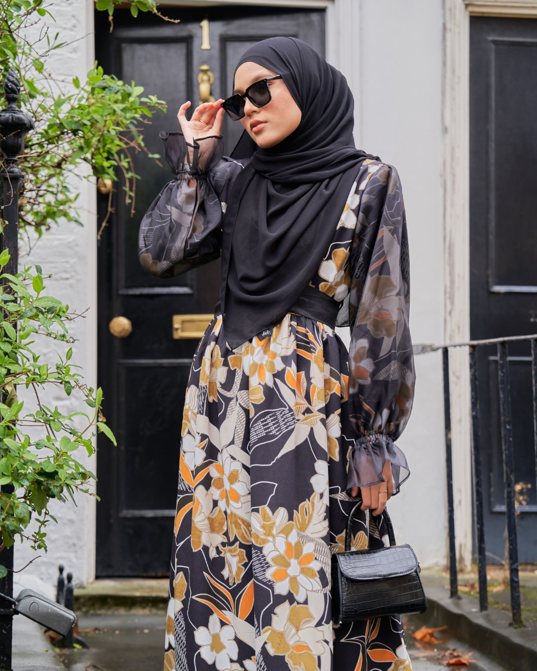 Dress Printed Piccadilly - Rozanne Black