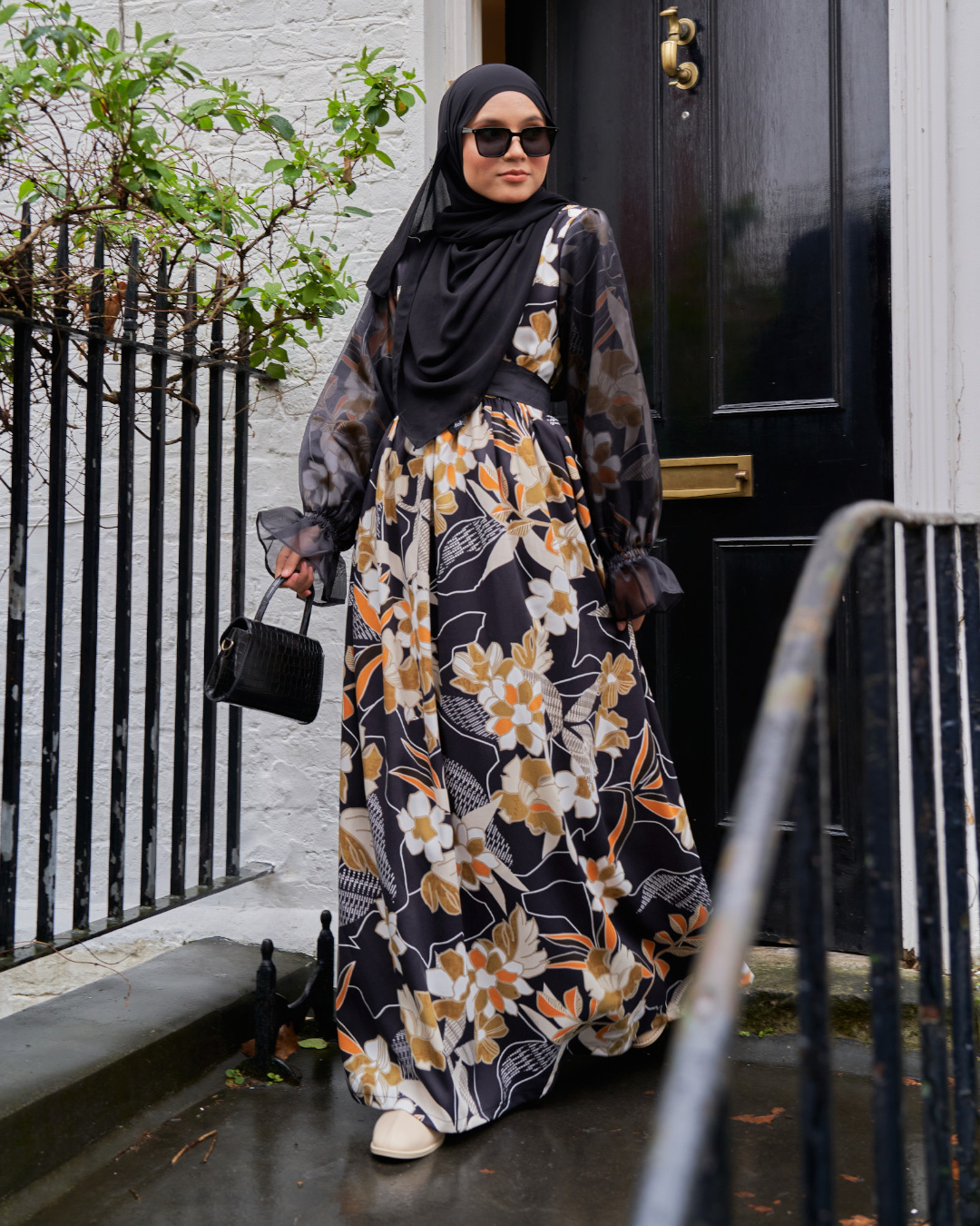 Dress Printed Piccadilly - Rozanne Black
