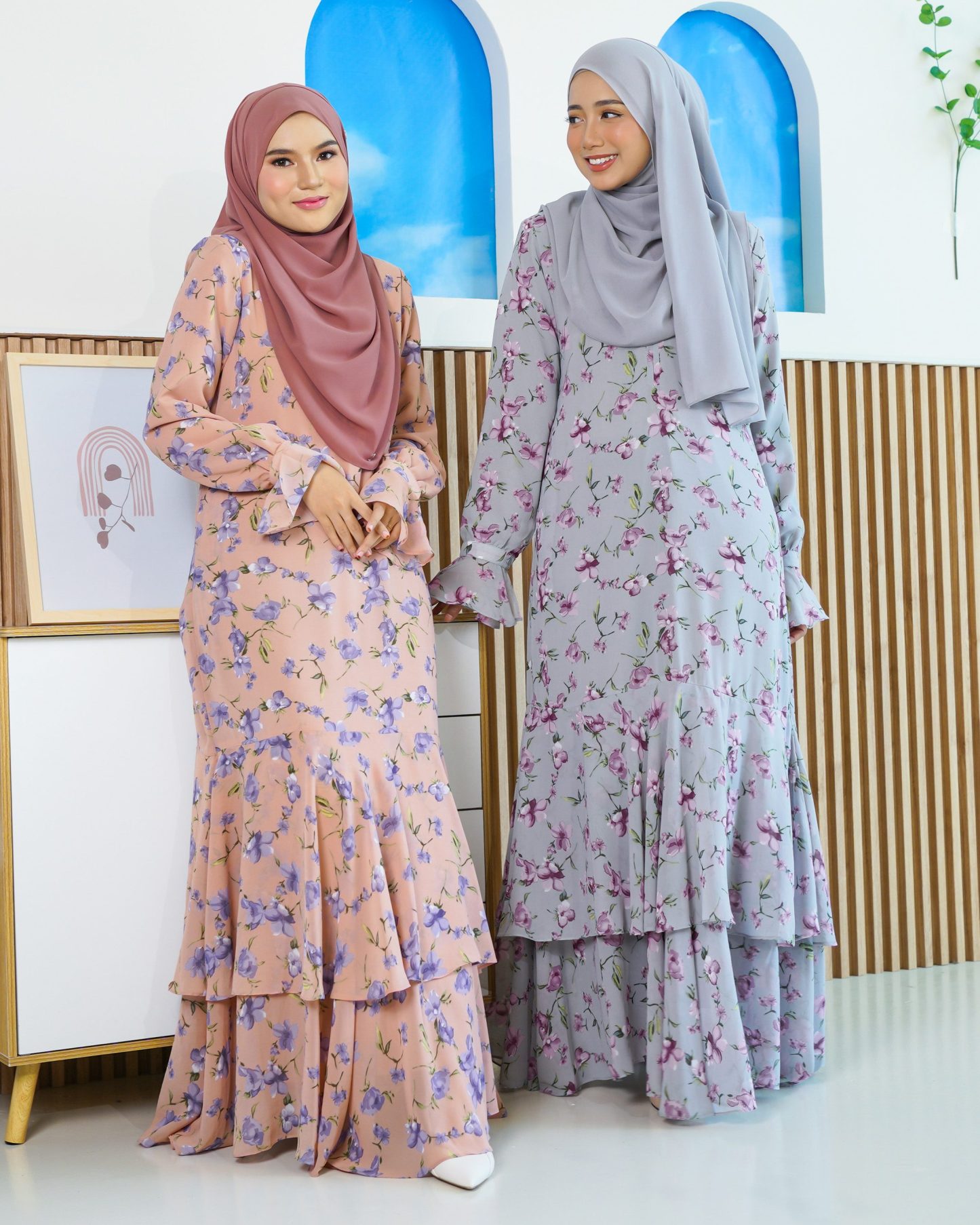 Dress Ruffle Innara - Orchid Sunset