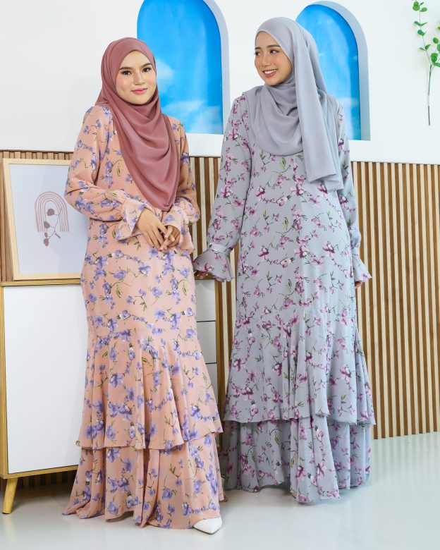 Dress Ruffle Innara - Orchid Sunset
