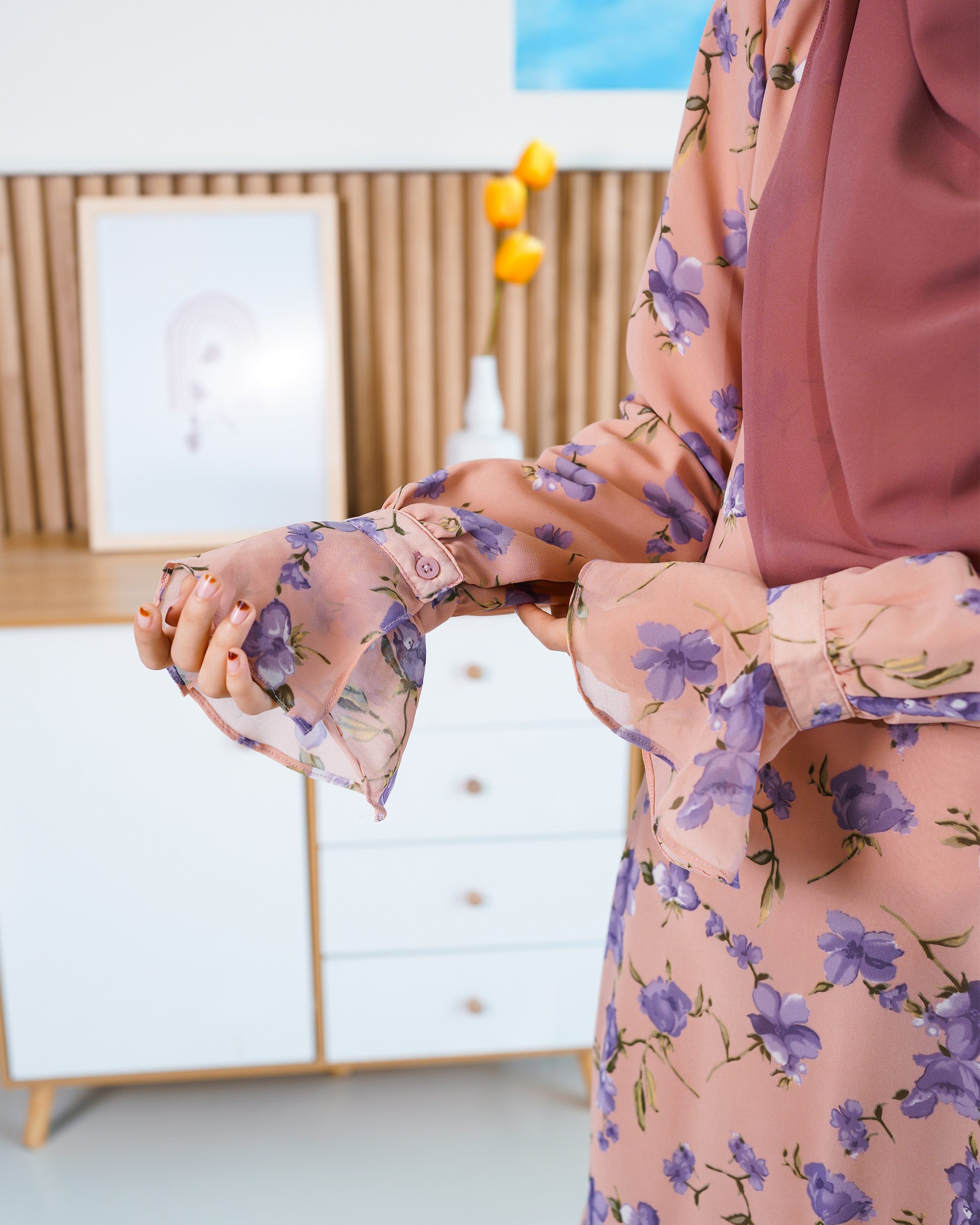 Dress Ruffle Innara - Orchid Sunset