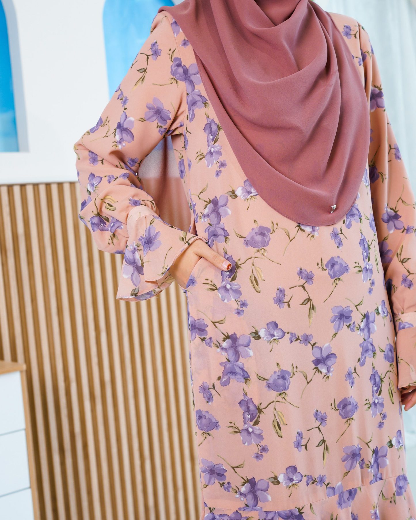 Dress Ruffle Innara - Orchid Sunset