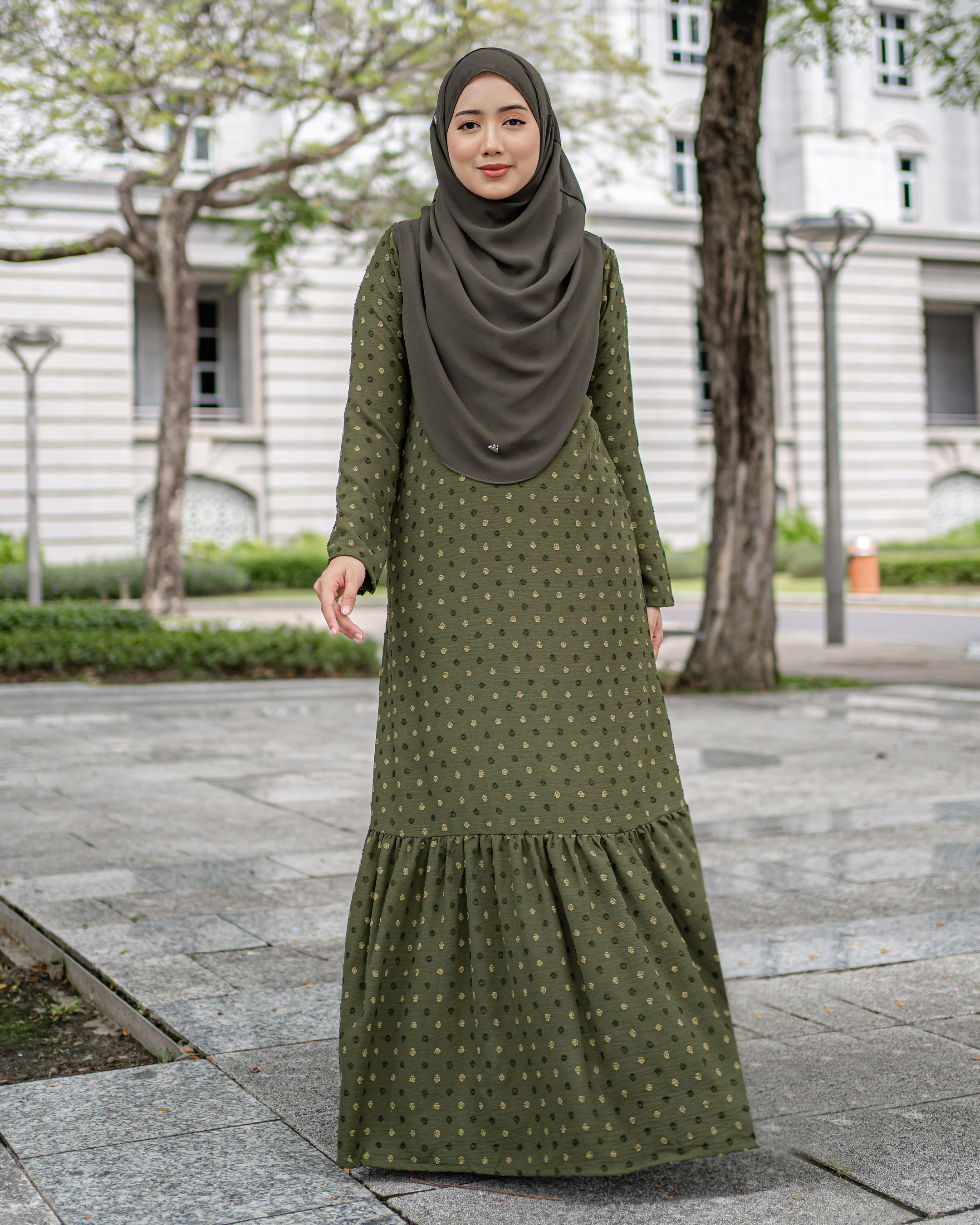 Dress Ruffle Lasha