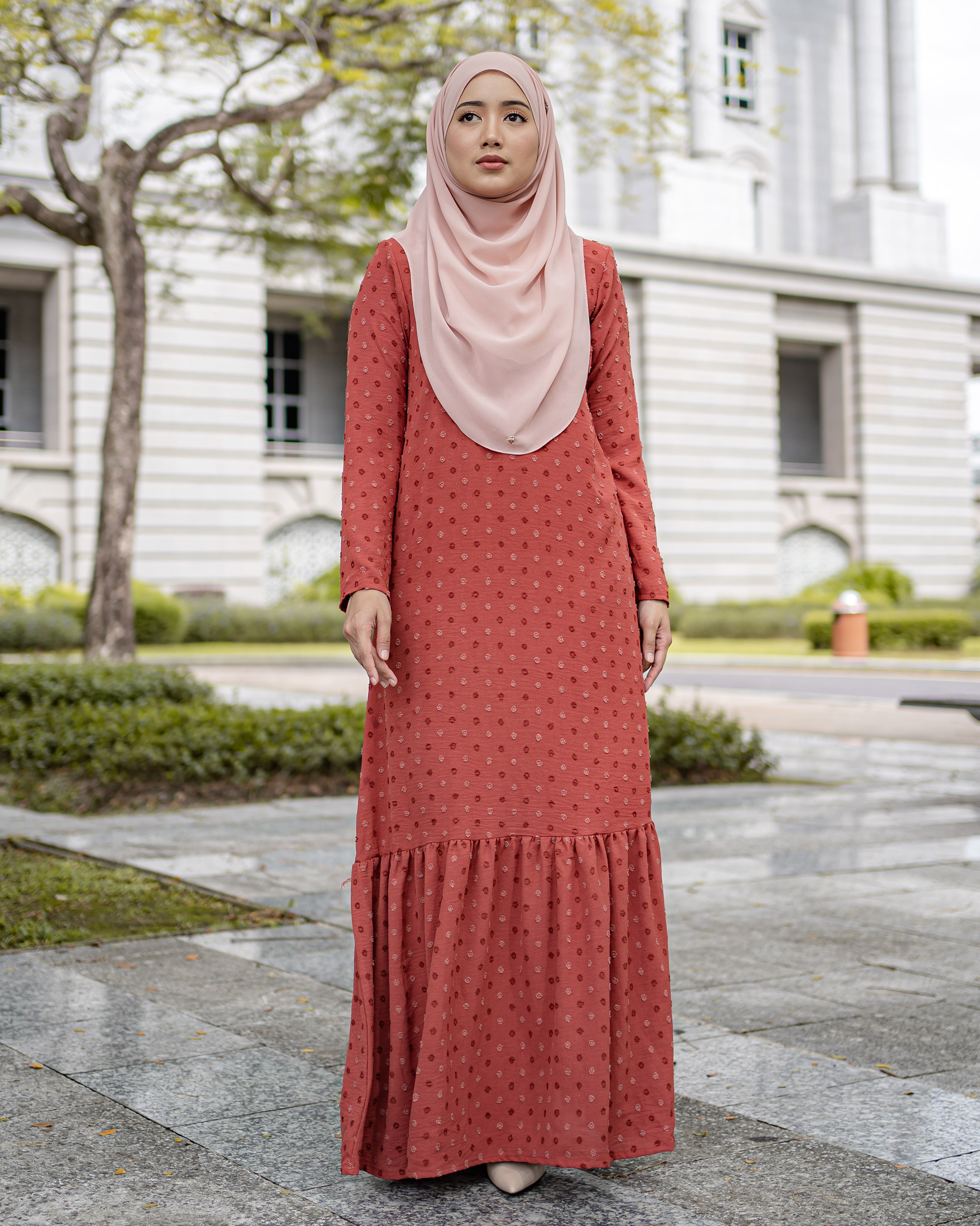 Dress Ruffle Lasha
