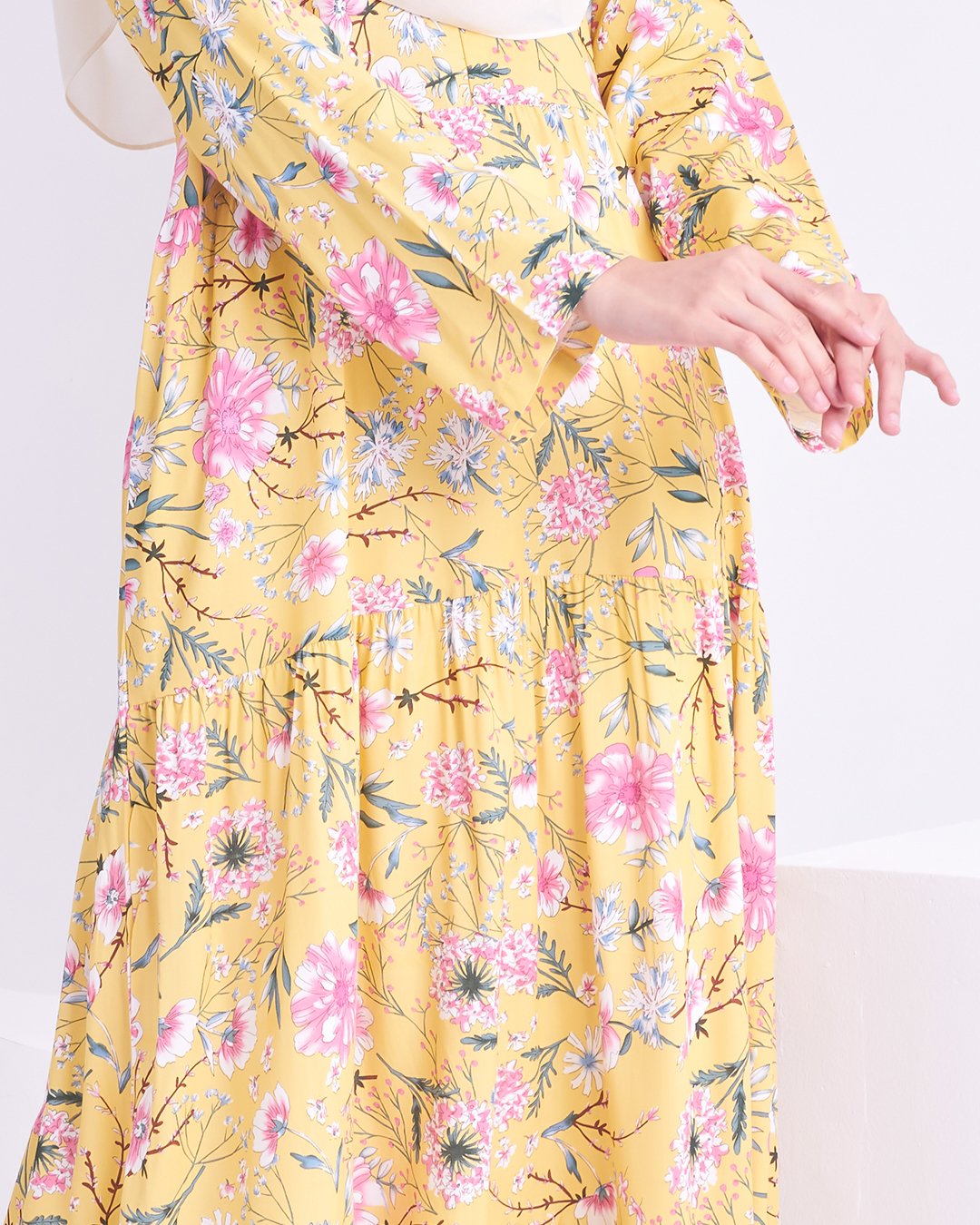 Dress Saleha - Light Yellow